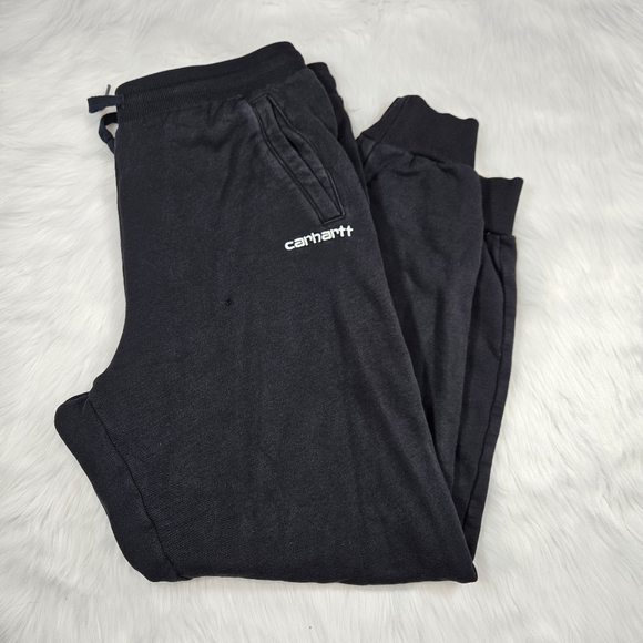 Carhartt WIP Women's Black Sweatpants - Picture 2 of 7